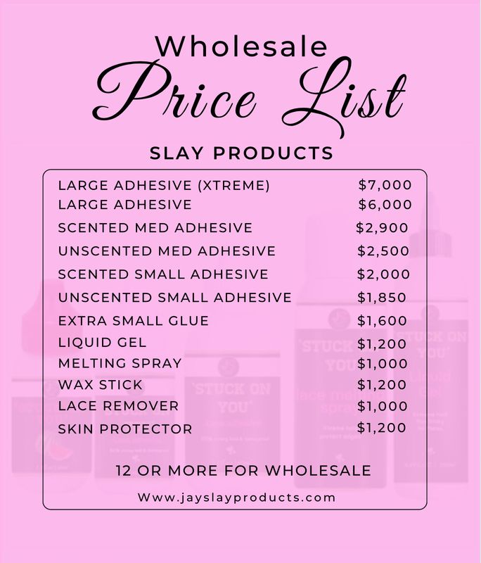 Wholesale Price List