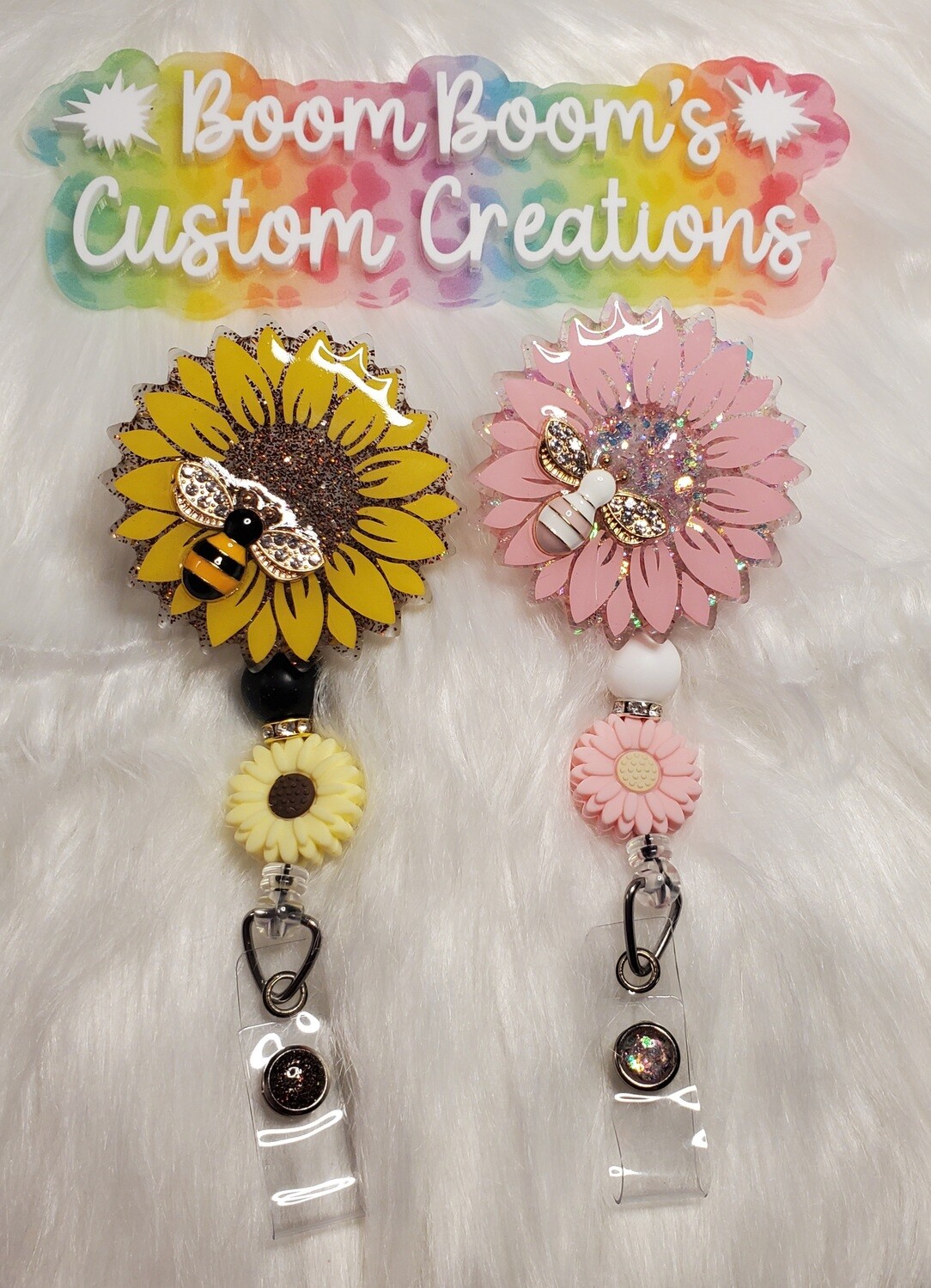 Sunflower Badge Reel