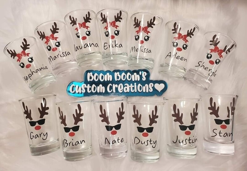 Reindeer Shot Glass