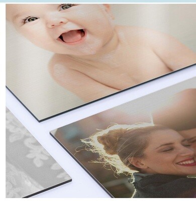Brushed Aluminum Prints