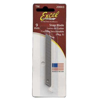 Excel Blades 9MM 13-Point Snap Blade (5 pack)