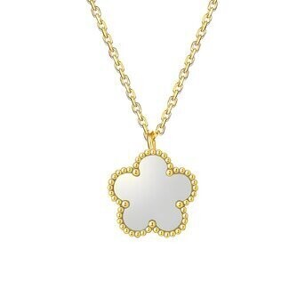 18K GOLD PLATED STAINLESS STEEL &quot;FLOWER&quot;