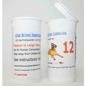 4 Way Dewormer Pill - Med to Large Dog