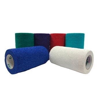 Coflex Bandage Wrap 4 &#39;&#39; X 5 Yds Mixed Colors
