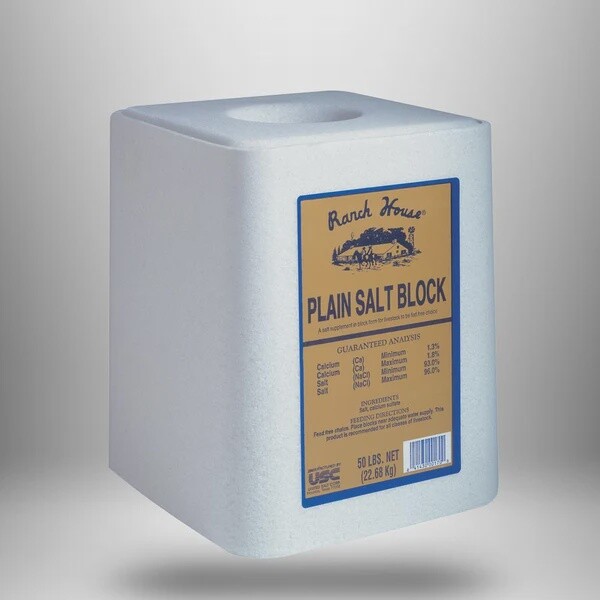WHITE SALT BLOCK 50LB.   W3