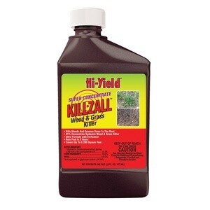 Hi-Yield Super Concentrate Killzall Weed &amp; Grass Killer 16 oz