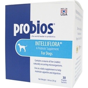 PROBIOS INTELLIFLORA PROBIOTIC DOG SUPPLEMENT 30-CT