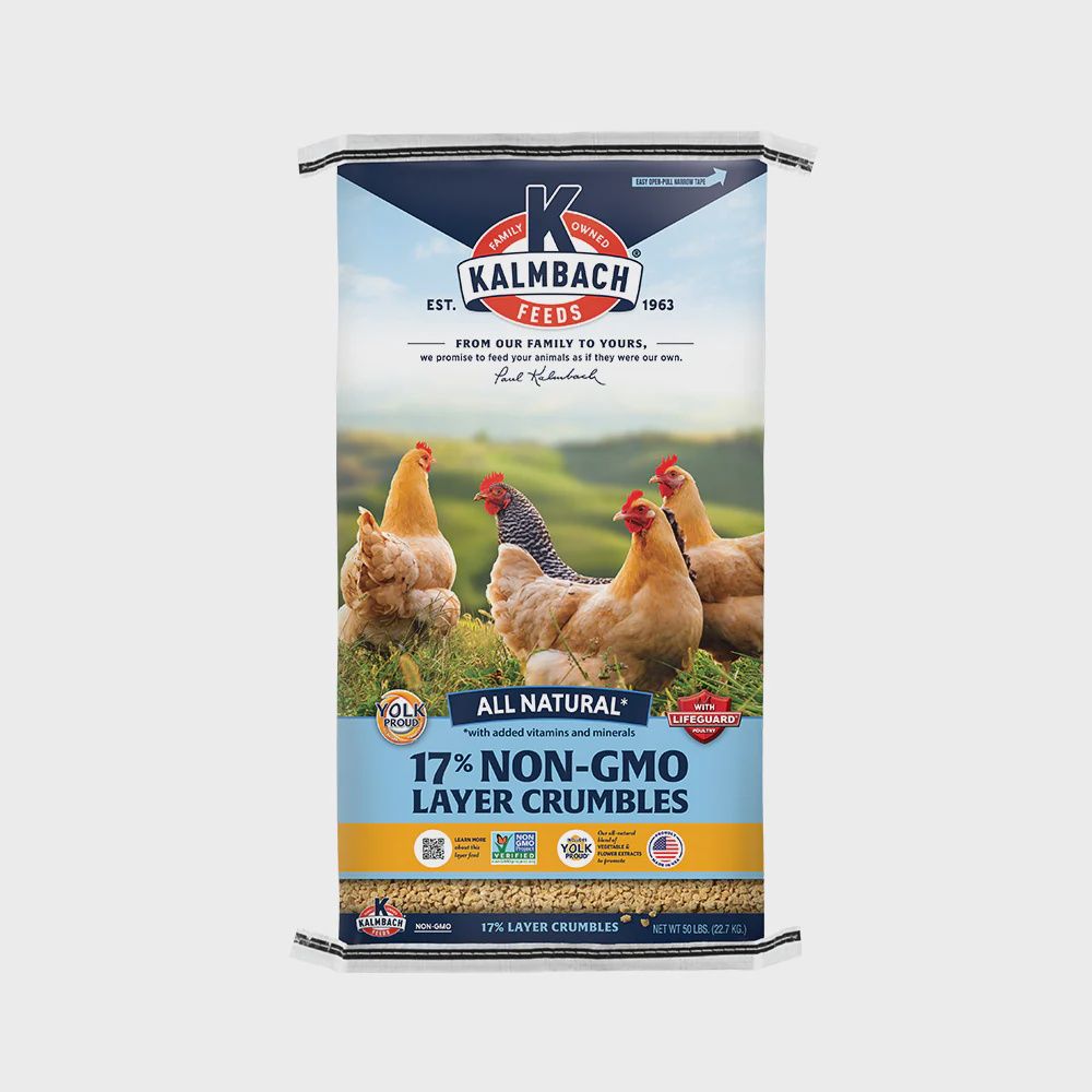 17% GMO-Free Layer Crumbles for Chickens