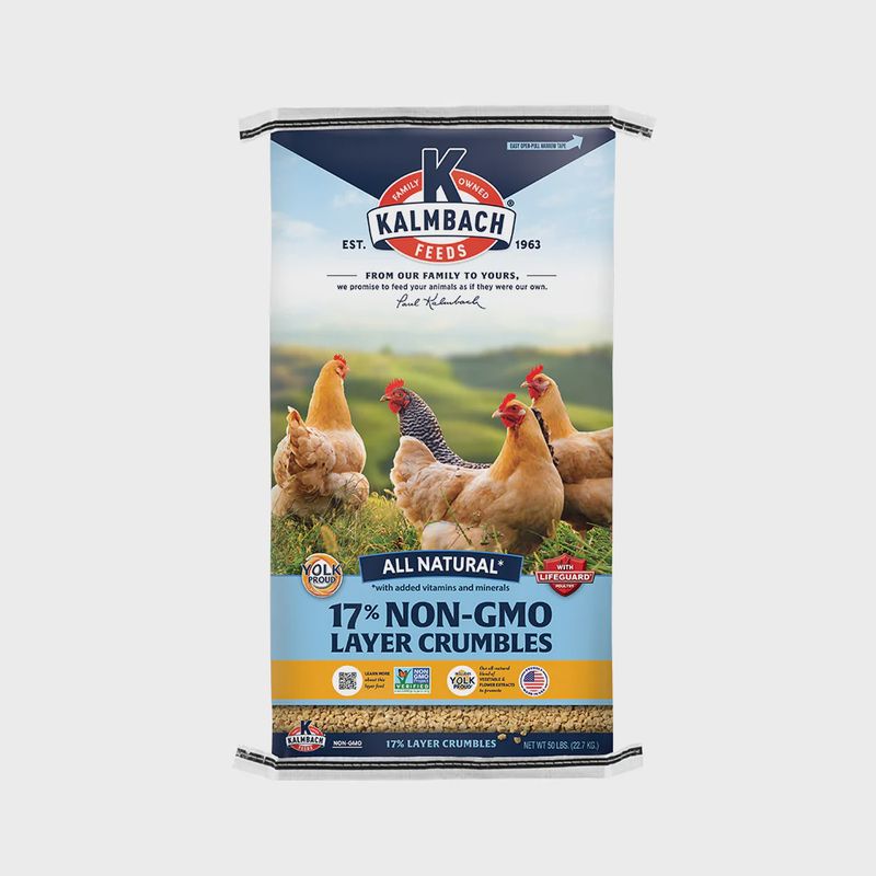 17% GMO-Free Layer Crumbles for Chickens