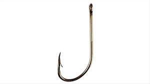 Eagle Claw Plain Shank Straight Eye Offset Hook 8qty, Size: 4/0