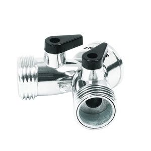 &quot;Y&quot; Connector W/Shut Off Zinc