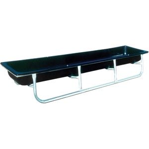 10ft Galvanized Poly Bunk Feeder