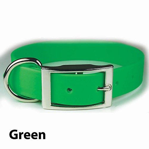 Zeta Biothane Collar Multi Color, Size: 16&#39;&#39;, Colour: Green