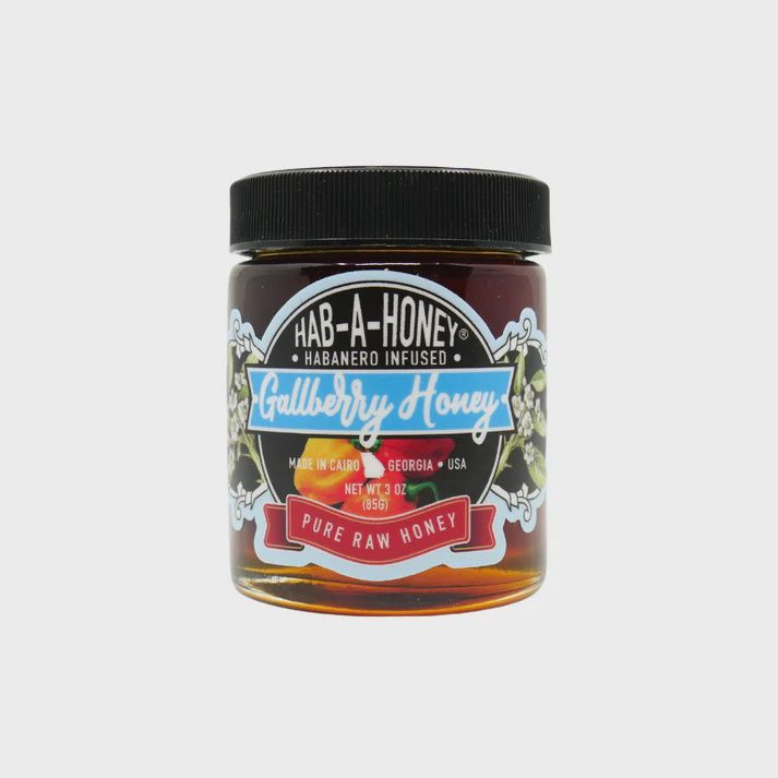 Habanero Infused Gallberry Honey, Size: 3oz