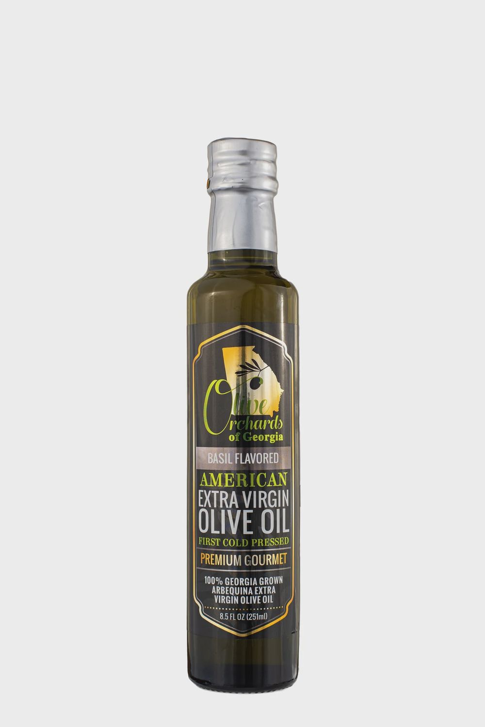 Extra Virgin Olive Oil - Basil Flavored, Size: 8.5 oz