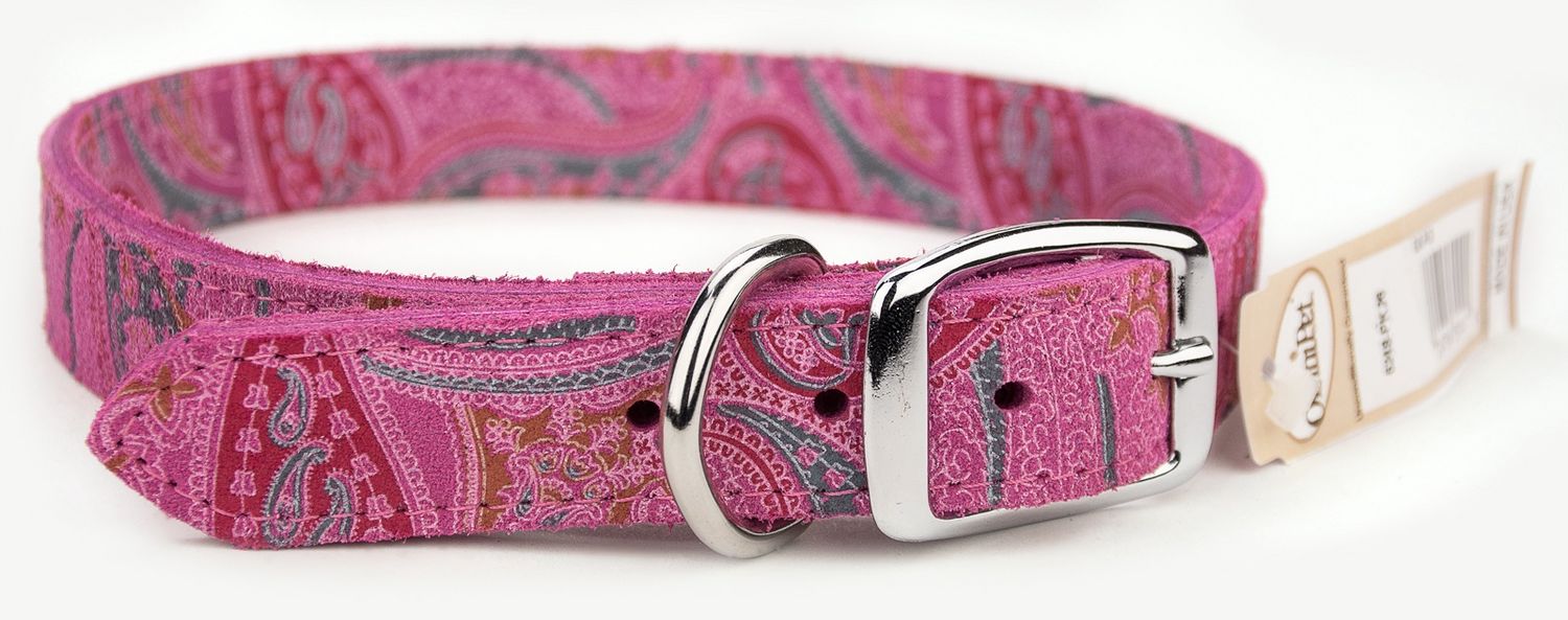 Paisley Collar Multi Color, Size: 26&quot;, Colour: Pink