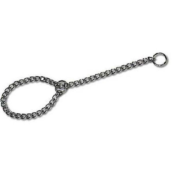 Chrome Plated Choke Chain Multi Sizes 10&quot;-18&quot;, Size: 1.6 Mm X 10 in