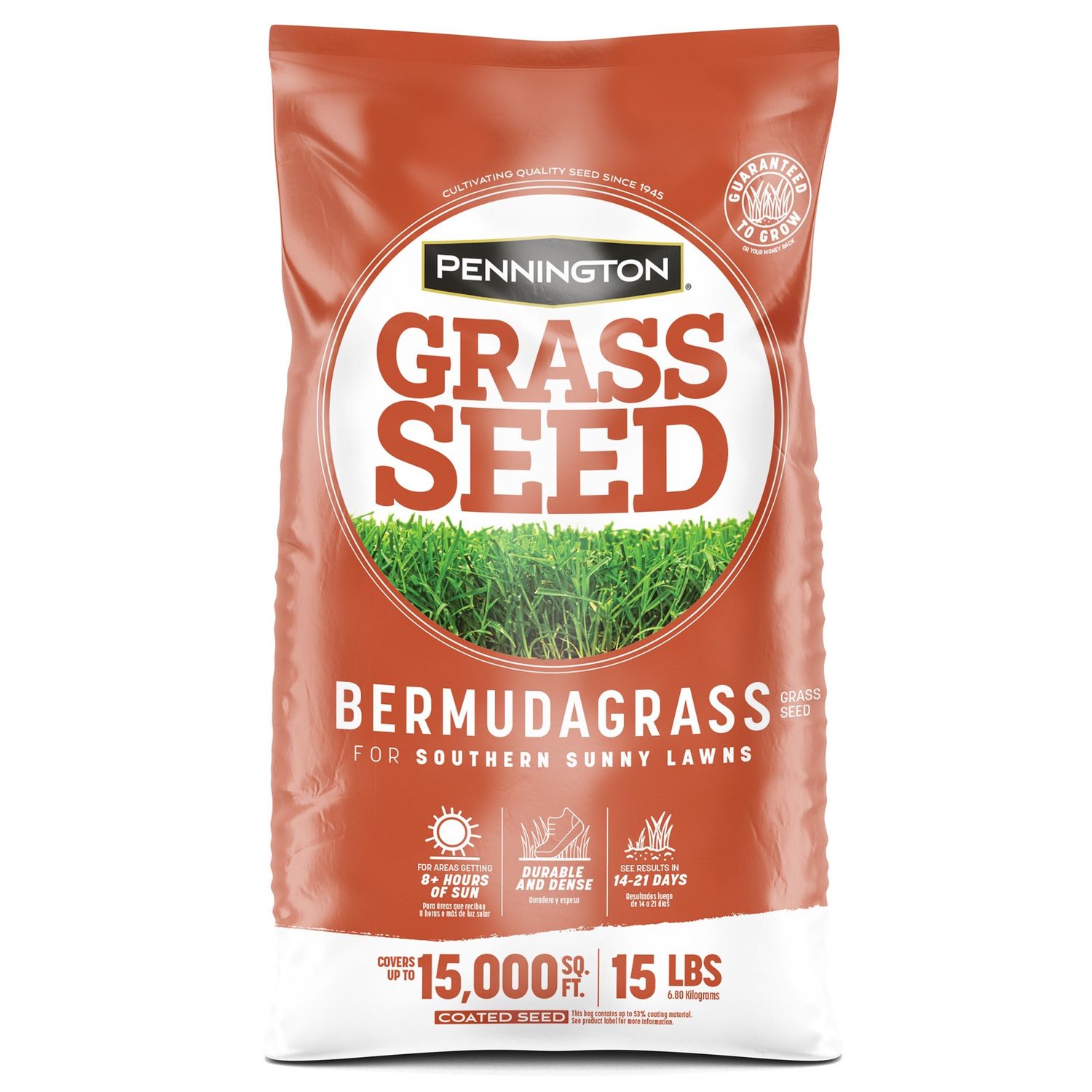 Pennington Bermudagrass Multi Sizes, Size: 15LB 15,000 SQ FT
