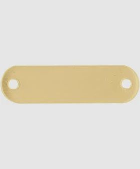 Dog Tag Machine Engraved, Material: Brass Plate