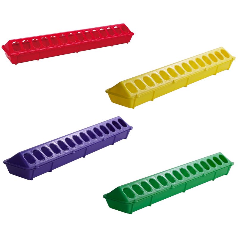 Plastic Flip Top Poultry Ground Feeder