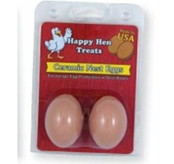 Ceramic Nest Eggs 2/PKG, Colour: HH Brown