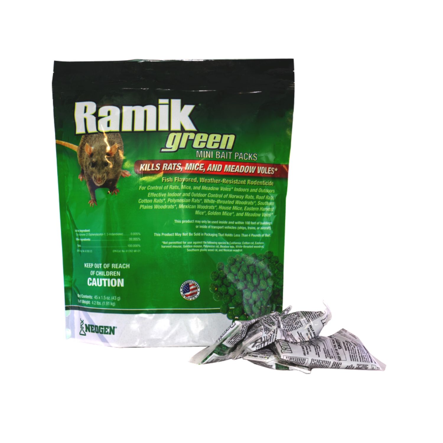 Ramik Green Bait Packs, Size: 16 Pack Pouch