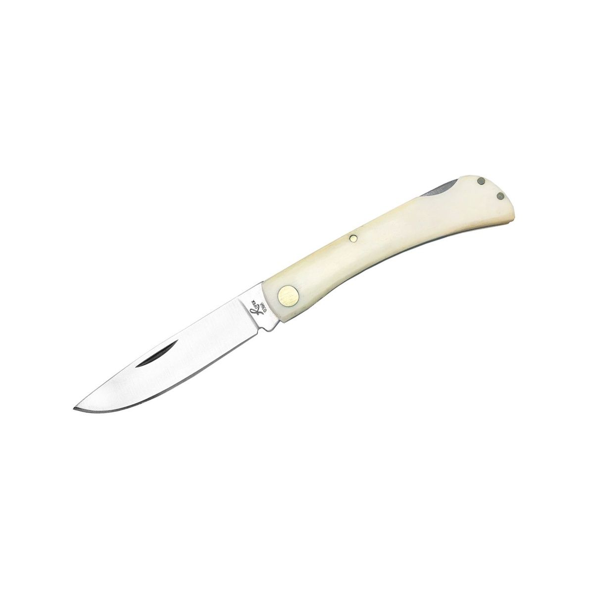 Roper Folding Lockback Tumbleweed Bone Knive
