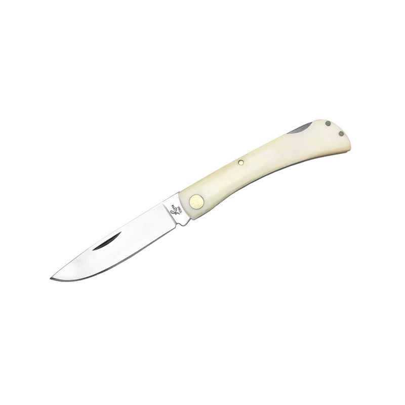 Roper Folding Lockback Tumbleweed Bone Knive