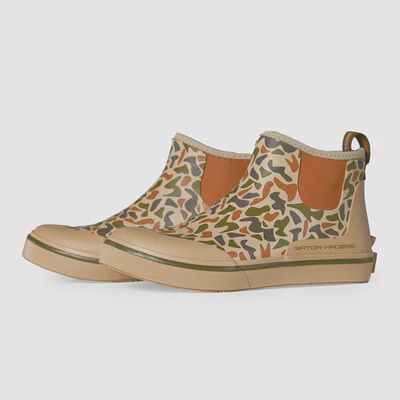 Mens Camp Boots Old School Camo