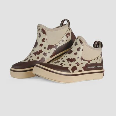 Womens Camp Boots Brown Cow