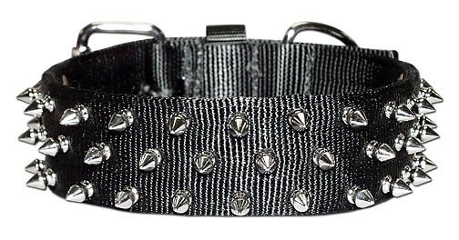 Protector Full Spiked Nylon Collar