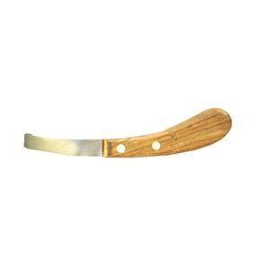Stainless Steel Wide Blade Hoof Scraper 8-3/4&quot;, Size: Left