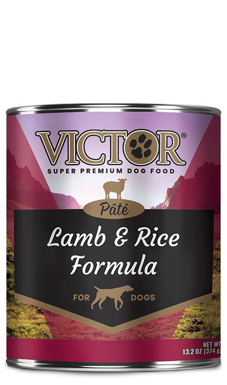 Victor Lamb &amp; Rice Pate, Size: Can