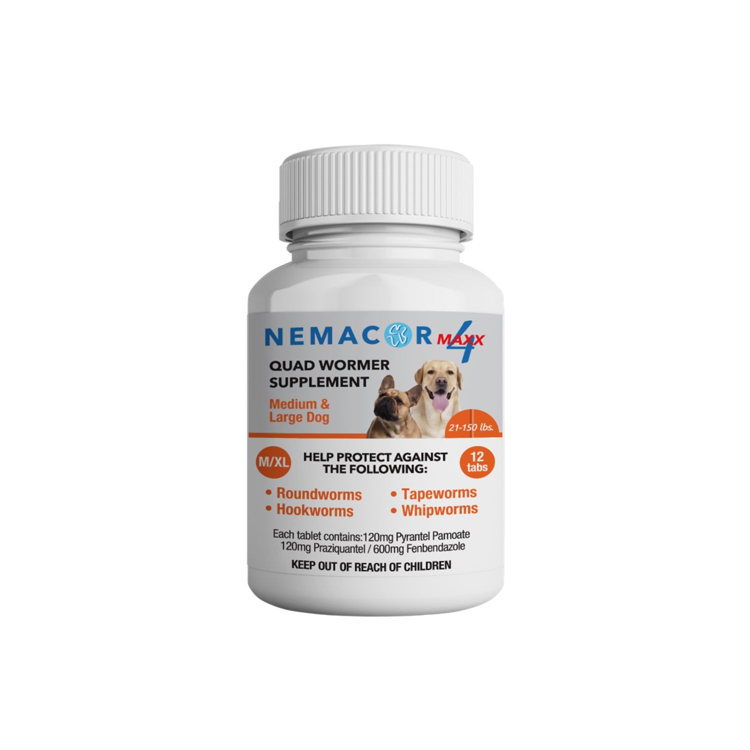Nemacor MAXX 4, Size: 21-150 LBS 12ct