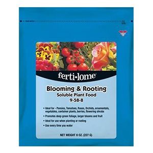 Fertilome Blooming &amp; Rooting Soluble Plant Food 9-58-8, Size: 8oz