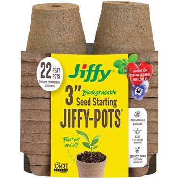 Jiffy® Peat Pots - 22pk