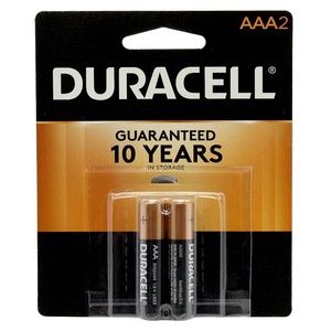 Duracell Alkaline Battery Multi Sizes, Size: AAA 2Pk
