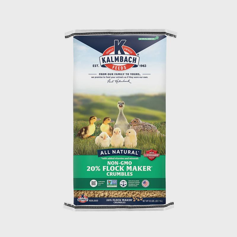 Non-GMO 20% Flock Maker Crumble