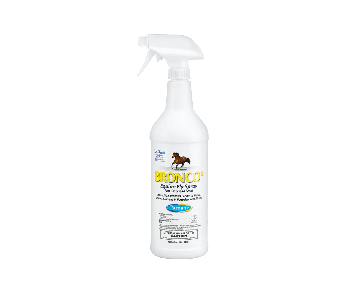 Bronco Equine Fly Spray, Size: QT