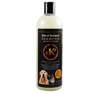 E3 K9 Aloe Oatmeal Shampoo, Size: 16oz
