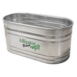 Round End Water Tank Galvanized, Size: 2X2X3 74 GAL