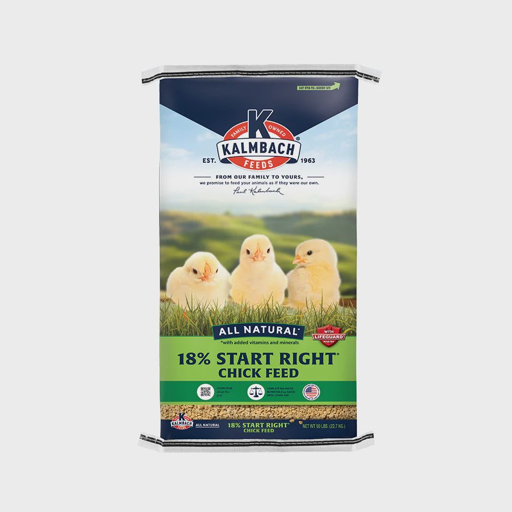 18% Start Right Chicken Crumble Feed, Size: 10LB