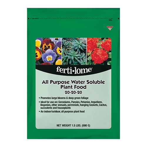 Geranium, Hanging Basket &amp; Pansy Plant Food 20-20-20, Size: 1.5 LB