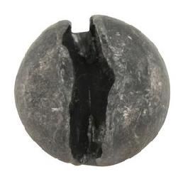 Round Split Shot Weights Multi Sizes, Size: #4