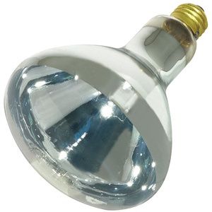 Heat Lamp Bulb 125 Watt, Colour: Clear