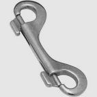 Nickel Double End Snaps, Size: 3.5''