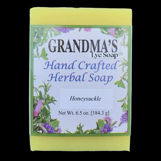 Grandma's Hand Crafted Herbal Soap, Material: Honeysuckle