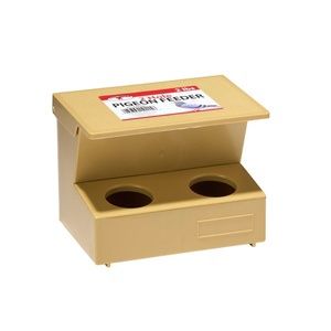 Plastic 2-Hole Pigeon Floor Feeder