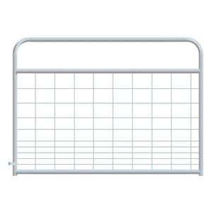 Mesh Gate Hog Round Corner - Galvanized, Size: 4 FT