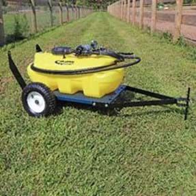 15 Gallon 2.2 GPM Pull Behind With Hand Gun